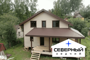ИЮНЬ- ИЮЛЬ 2020Г. КИРОВСКИЙ Р-Н ЛО КАРКАСНЫЙ ДОМ 9Х9М