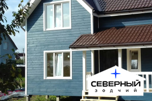 Август - сентябрь 2018г. Каркасный дом 7х9м, п. Лаголово, Красное село.